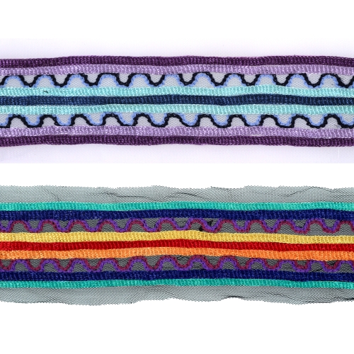 Kaunistuspael erksa paelamustriga, 5,5 cm