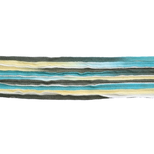 Kaunistuspael värviliste paelaribadega, 5 cm
