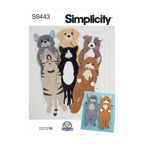 Simplicity lõikekomplekt S9443 Animal Towels
