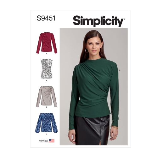 Simplicity lõikekomplekt S9451 Misses' Knit Tops