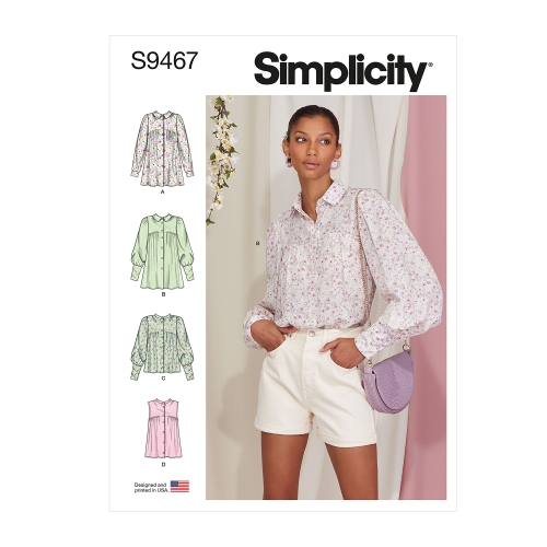 Simplicity lõikekomplekt S9467 Misses' Tops