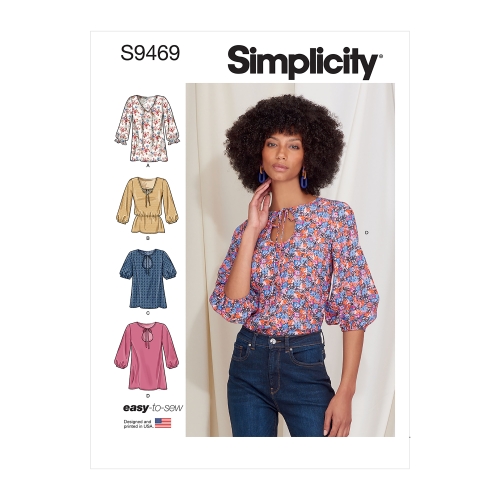 Simplicity lõikekomplekt S9469 Misses' Tops