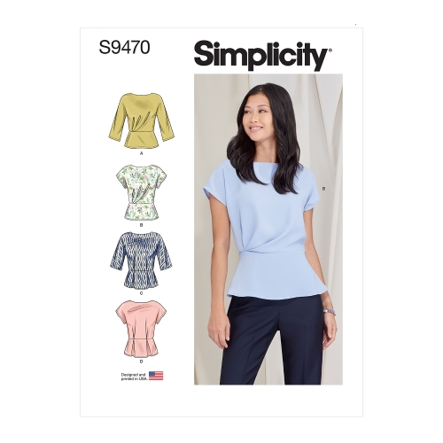 Simplicity lõikekomplekt S9470 Misses' Tops