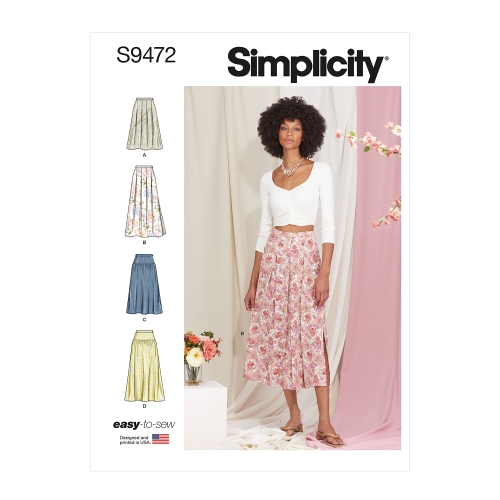 Simplicity lõikekomplekt S9472 Misses' Skirts