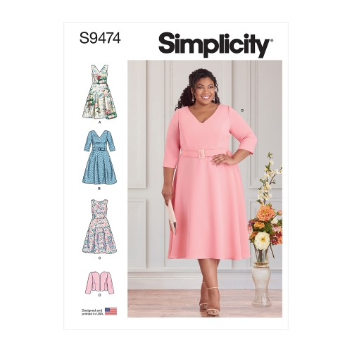 Simplicity lõikekomplekt S9474 Women's Dresses and Jacket