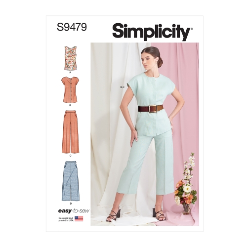Simplicity lõikekomplekt S9479 Misses' Sportswear