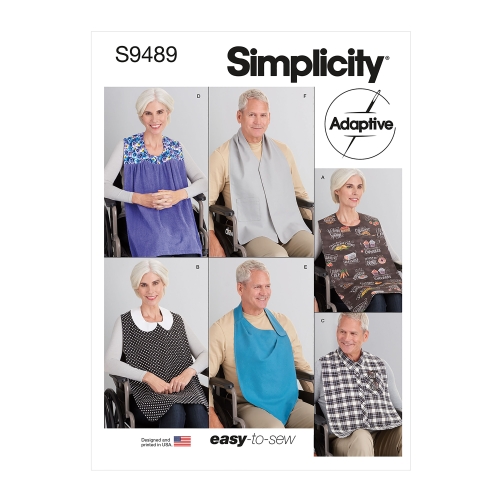 Simplicity lõikekomplekt S9489 Adult Bibs