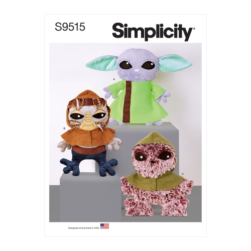 Simplicity lõikekomplekt 18" Plush Aliens SS9515OS