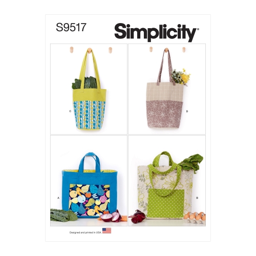 Simplicity lõikekomplekt Shopping Bags SS9517OS