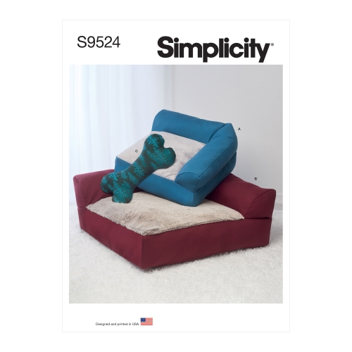 Simplicity lõikekomplekt Pet Beds and Stuffed Pillow Toy SS9524OS