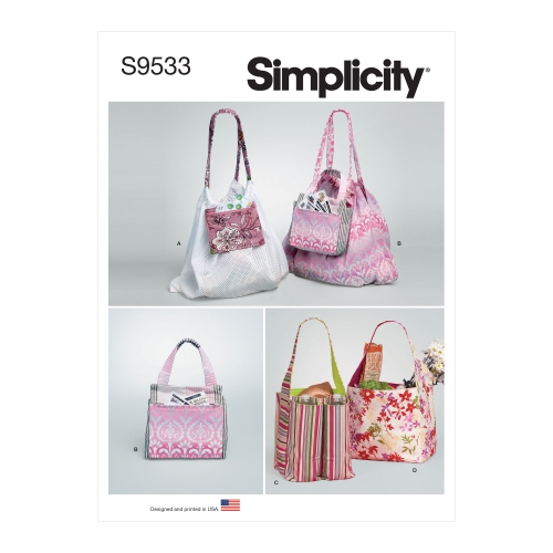 Simplicity lõikekomplekt Grocery Totes SS9533OS