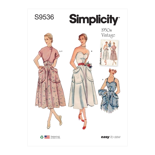 Simplicity lõikekomplekt Misses' Sundress and Bolero SS9536