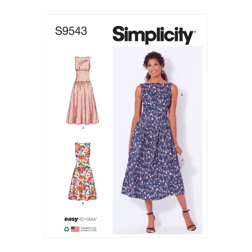Simplicity lõikekomplekt Misses' Dresses and Jumpsuit, SS9544