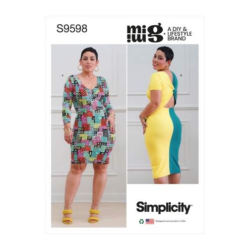 Simplicity lõikekomplekt Misses' Knit Dresses by Mimi G, SS9598