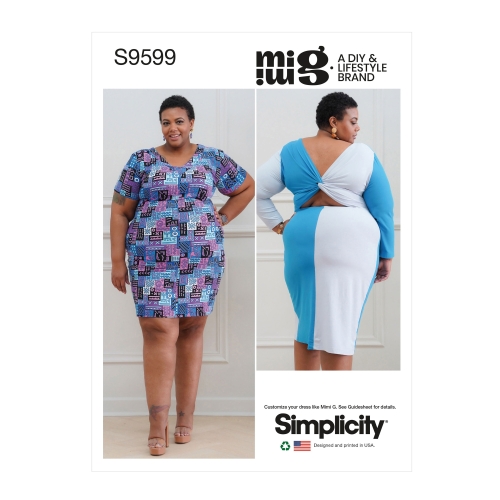 Simplicity lõikekomplekt Women's Knit Dresses by Mimi G, SS9599