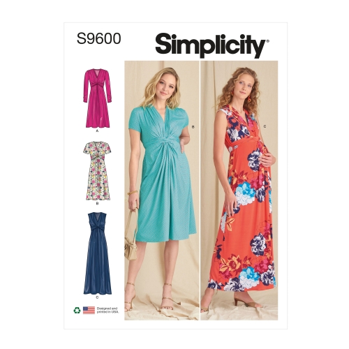 Simplicity lõikekomplekt Misses' Knit Dresses, SS9600