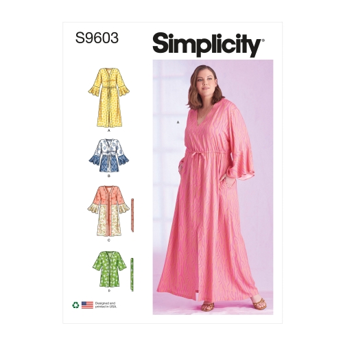 Simplicity lõikekomplekt Women's Caftans and Wraps, SS9603