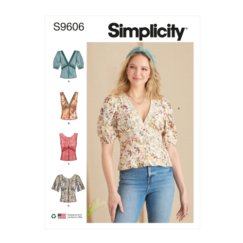 Simplicity lõikekomplekt Misses' Blouse, SS9606