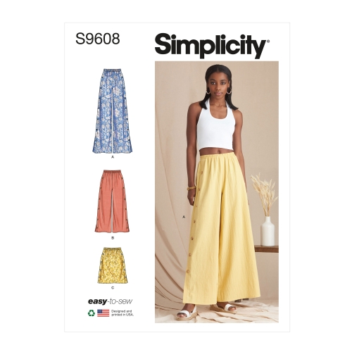 Simplicity lõikekomplekt Misses' Pants and Skirt, SS9608