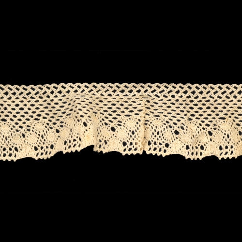 Kroogitud puuvillane pits laiusega 5 cm, PV29