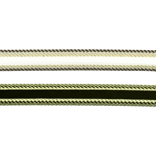 Dekoratiivne kaunistuspael reljeefse metalliktriibuga, laiusega 1,5 cm