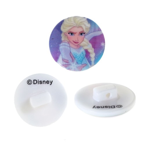 Kannaga plastnööp Frozen ø17mm, suurus: 28", Disney