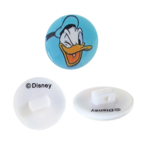 Kannaga plastnööp ø17mm, suurus: 28", Disney Donald