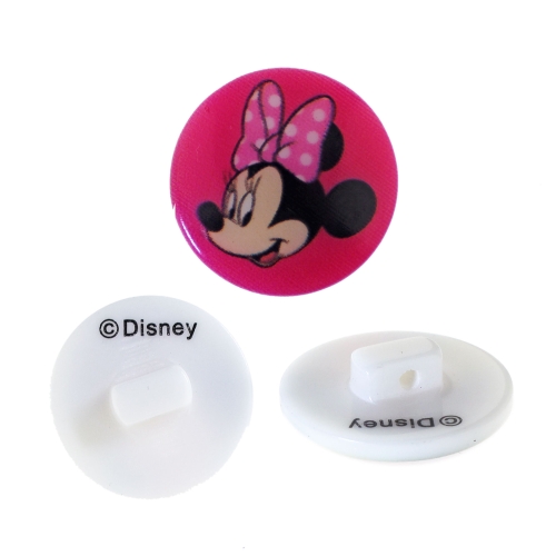 Kannaga plastnööp ø17mm, suurus: 28", Disney Minnie