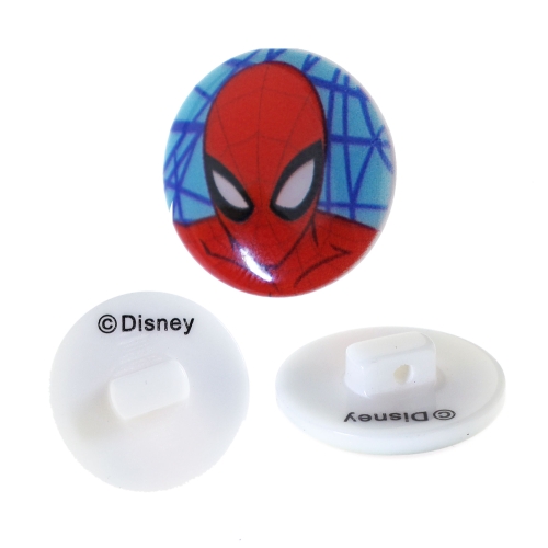 Kannaga plastnööp ø17mm, suurus: 28", Disney Ämblikmees