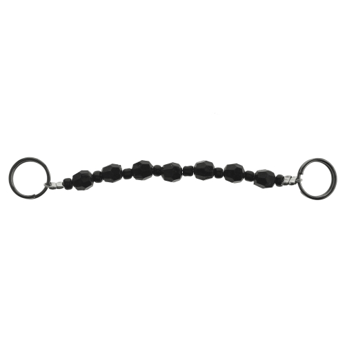 Metallrõngaste ja plastikpärlitega riputis 62 x 4mm
