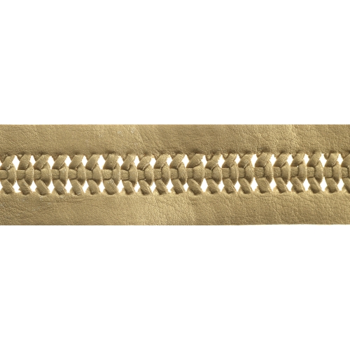 Augulise pitsmustriga kunstnahast kaunistuspael, 3 cm