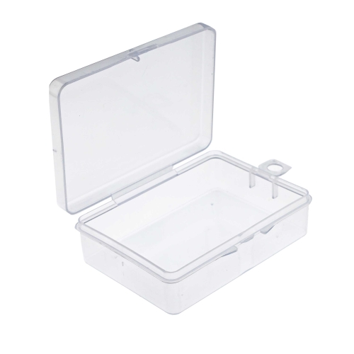 Plastmassist (PP) läbikumav säilituskarp, toos, lukustuv, 9 x 6,5 x 3 cm