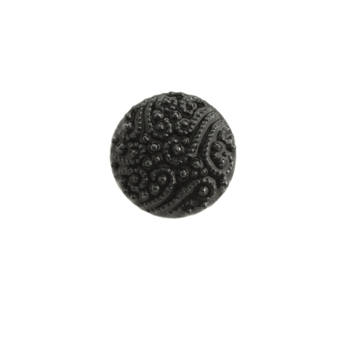 Reljeefse mustriga, kumer, kannaga plastiknööp, 13mm, 20L