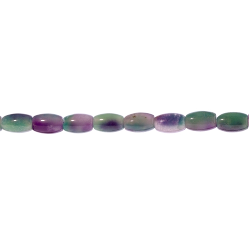Ovaalsed naturaalsest kaltsedonist helmed, 12 x 8mm 