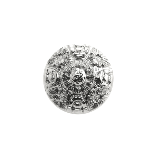 Metallilaadsest plastikust, reljeefse mustriga, kannaga nööp ø19 mm, suurus: 30L