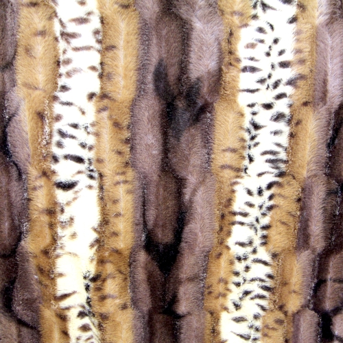 Laigulise loomamustriga kunstkarusnahk, 155cm 3400-16