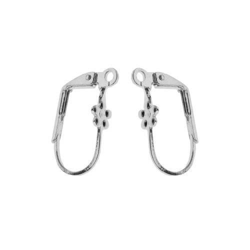Earring Ear Wires, Lever Back;, 18 x 5mm