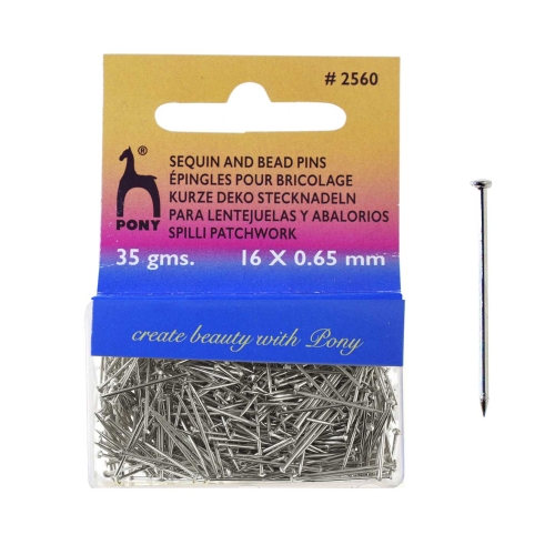 Nööpnõelad, 35g, 16mm, ø0,65mm, Pony 25601