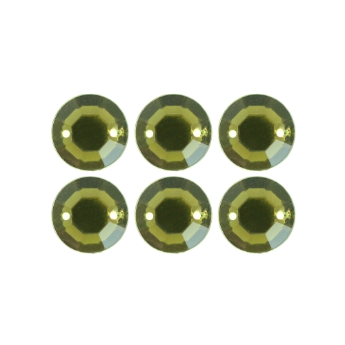 Ümarad plastikust dekoratiivkivid, 12 mm, 6 tk pakis