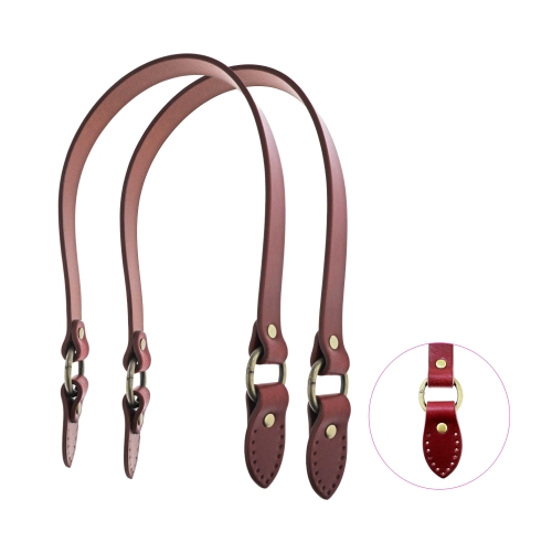 Bag Handles, U-shape, top quality natural leather, 57 cm K1033