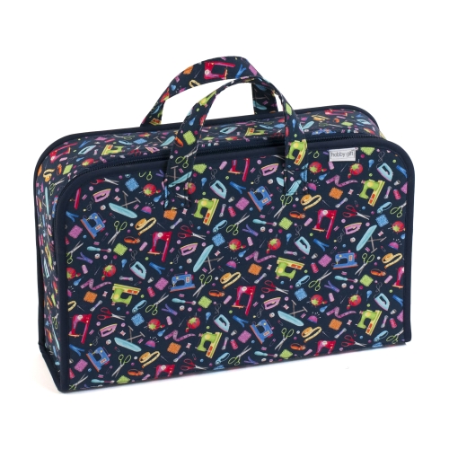 Käekott, nn käsitöötarvikute kott-karp, Mini Sew Machines (d/w/h): 9.5 x 38 x 24cm, Hobby Gift MGPC-598
