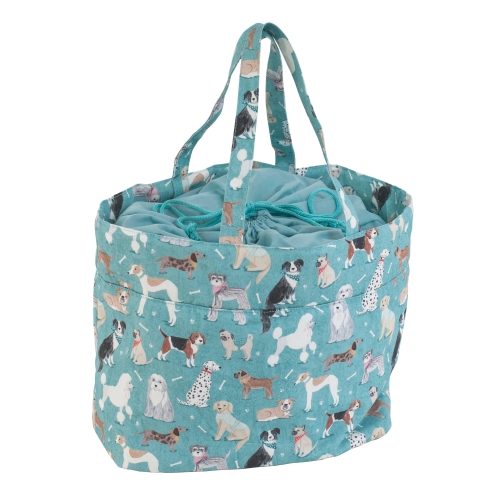 Õlakott, nn projektikott: Drawstring Dogs, d/w/h: 18 x 32 x 34cm, Hobby Gift MR4724.619