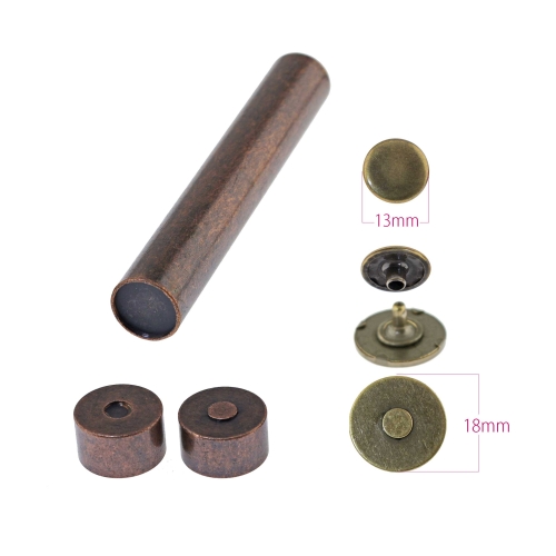 Niittausvälineet niittikiinnitteisille magneettinapeille ø18 mm