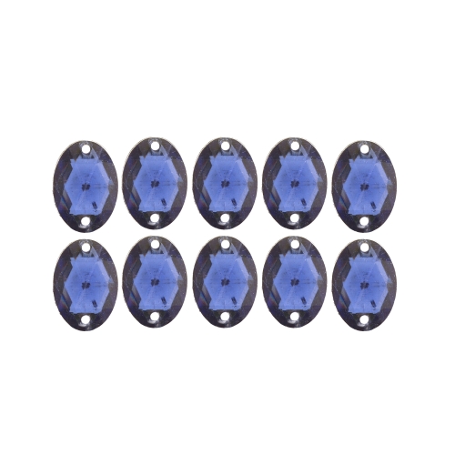 Ovaalsed plastikust dekoratiivkivid, 14 × 10 mm, 6–10 tk