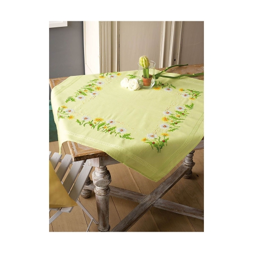 Tikkimiskomplekt eelprinditud mustriga ja tikkimislõngadega, 80 cm x 80 cm, Vervaco