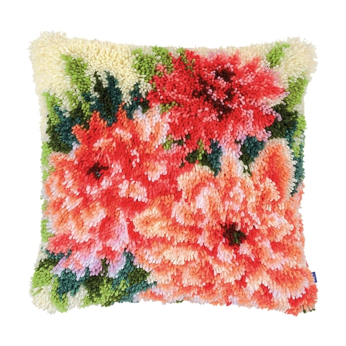 Rüiu tehnikas padjakatte komplekt "Lilled," Vervaco, PN-0155262