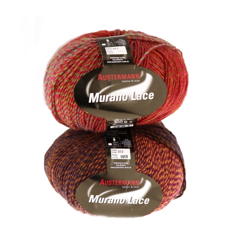 Pehme villasisaldusega lõng Murano Lace, Austermann 