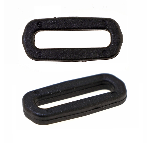 Muovinen hihnalenkki 33 x 15 mm, hihnaan leveydella 25 mm
