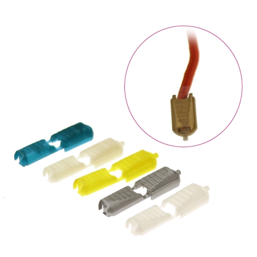 Plastmassist nööri otsik, 10 x 12 x 22 mm, sobib nöörile ~ø4-6 mm