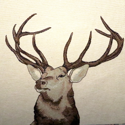 Gobeläänkanga kupong, 45 cm x 45 cm